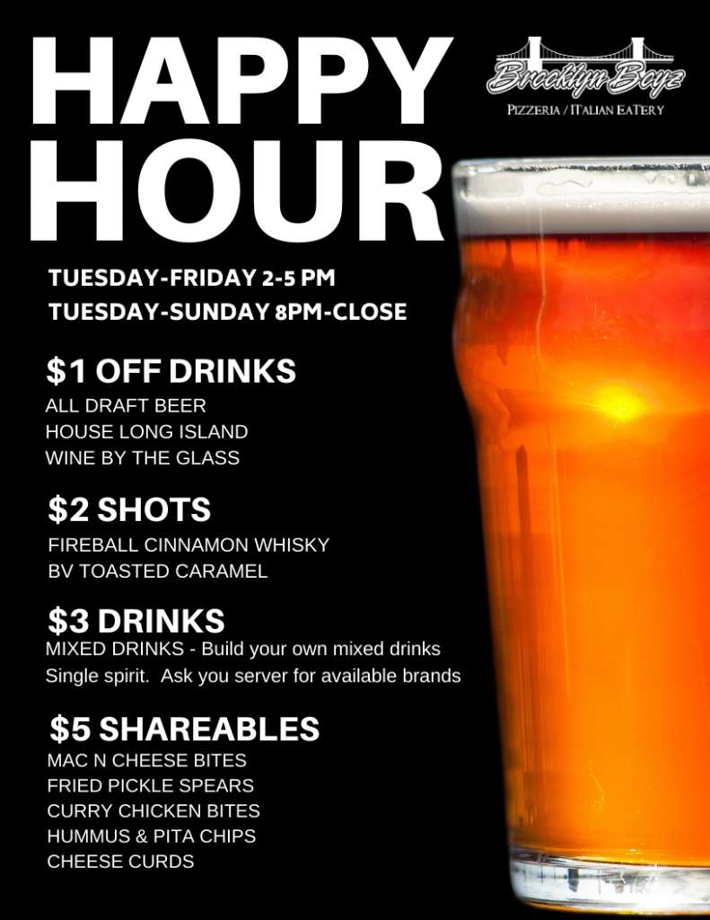 Join us for Happy Hour! – Brooklyn Boyz